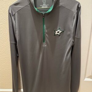 NHL Gray and Green Lightweight Jacket